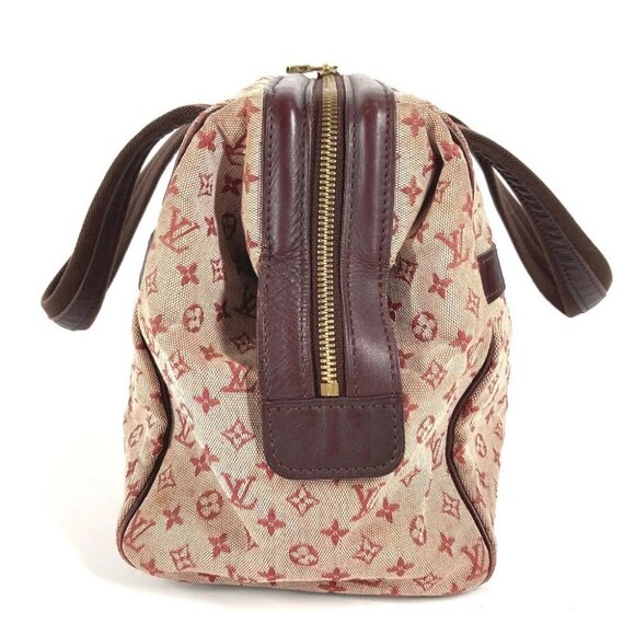 LOUIS VUITTON M92311 Monogram mini Josephine GM Hand Bag Canvas Slys Red - Picture 3 of 16